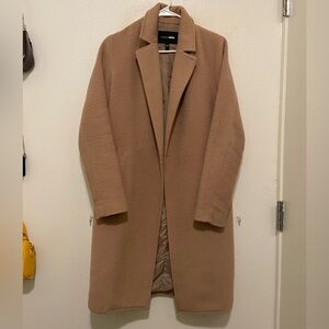 Fashion Nova Tan/ Taupe Wool Pea Coat Camel Jacket